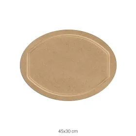 T695 Büyük Oval Tepsi Ahşap Boyanabilir Obje